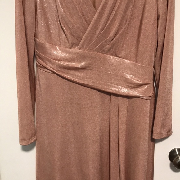 NEW Lauren Ralph Lauren Foil-Print Jersey Cocktail Dress. - Picture 4 of 8